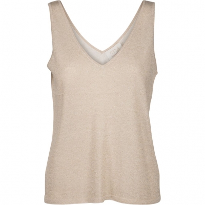 Minus Carli Knit Top - Medal Gold Lurex Minus Carli Knit Top - Medal Gold Lurex
